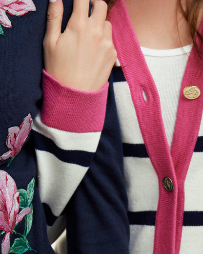 Cassadee Cardigan Magnolia White - Draper James