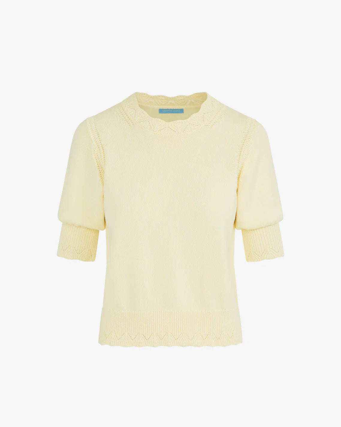 Spring Sweater in Flan Yellow - Draper James