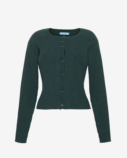 Luxe Cropped Rib Cardigan – Alternate Color Sycamore - Draper James