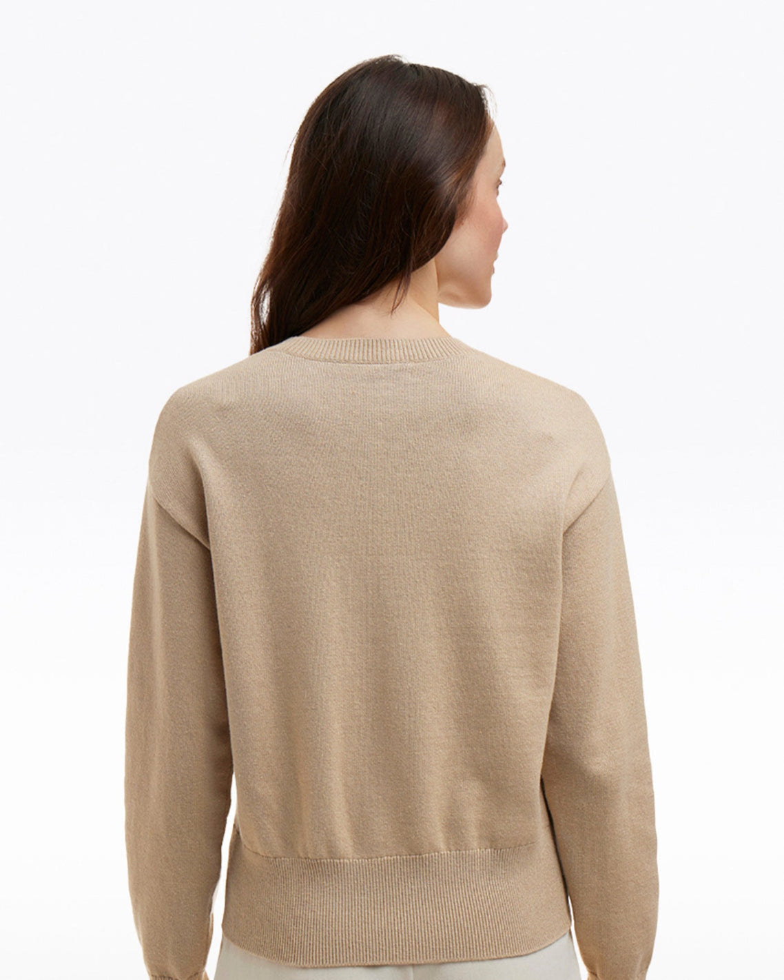 Daffodil Crewneck Sweater Brown - Draper James