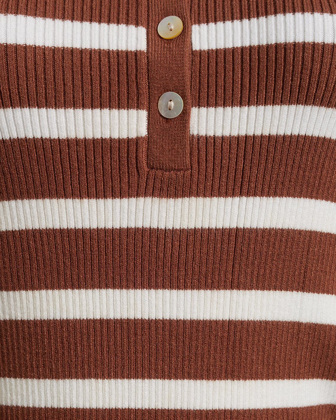 Rib Sweater in Rust Stripe | Knit Tops by Draper James Rust Stripe - Draper James