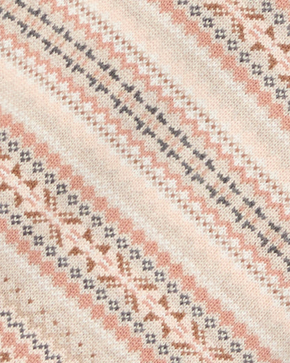 Fairisle Flutter Sleeve Sweater Brown - Draper James