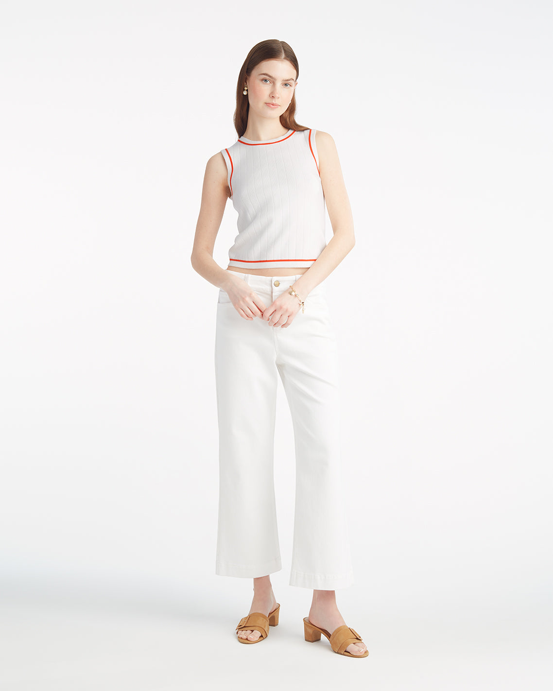Sweater Tank in New Color | Knit Tops by Draper James Magnolia White - Draper James