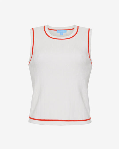 Sweater Tank in New Color | Knit Tops by Draper James Magnolia White - Draper James