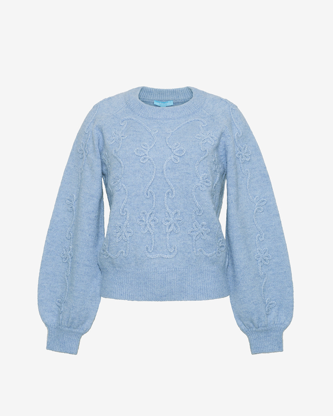 Floral Sweater | Women's Print Sweaters by Draper James Light Blue - Draper James