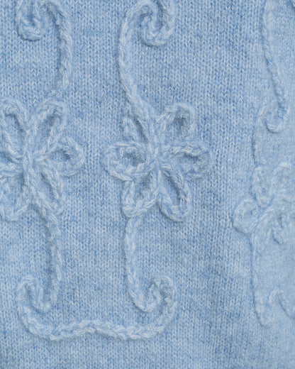 Floral Sweater | Women's Print Sweaters by Draper James Light Blue - Draper James