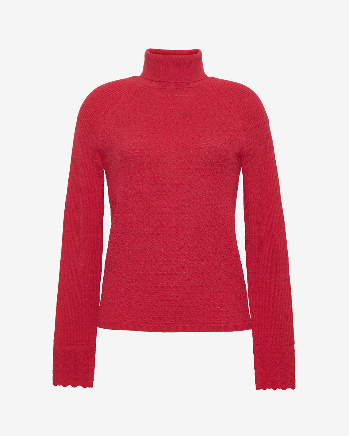 Lace Stitch Pullover – Classic Cerise - Draper James