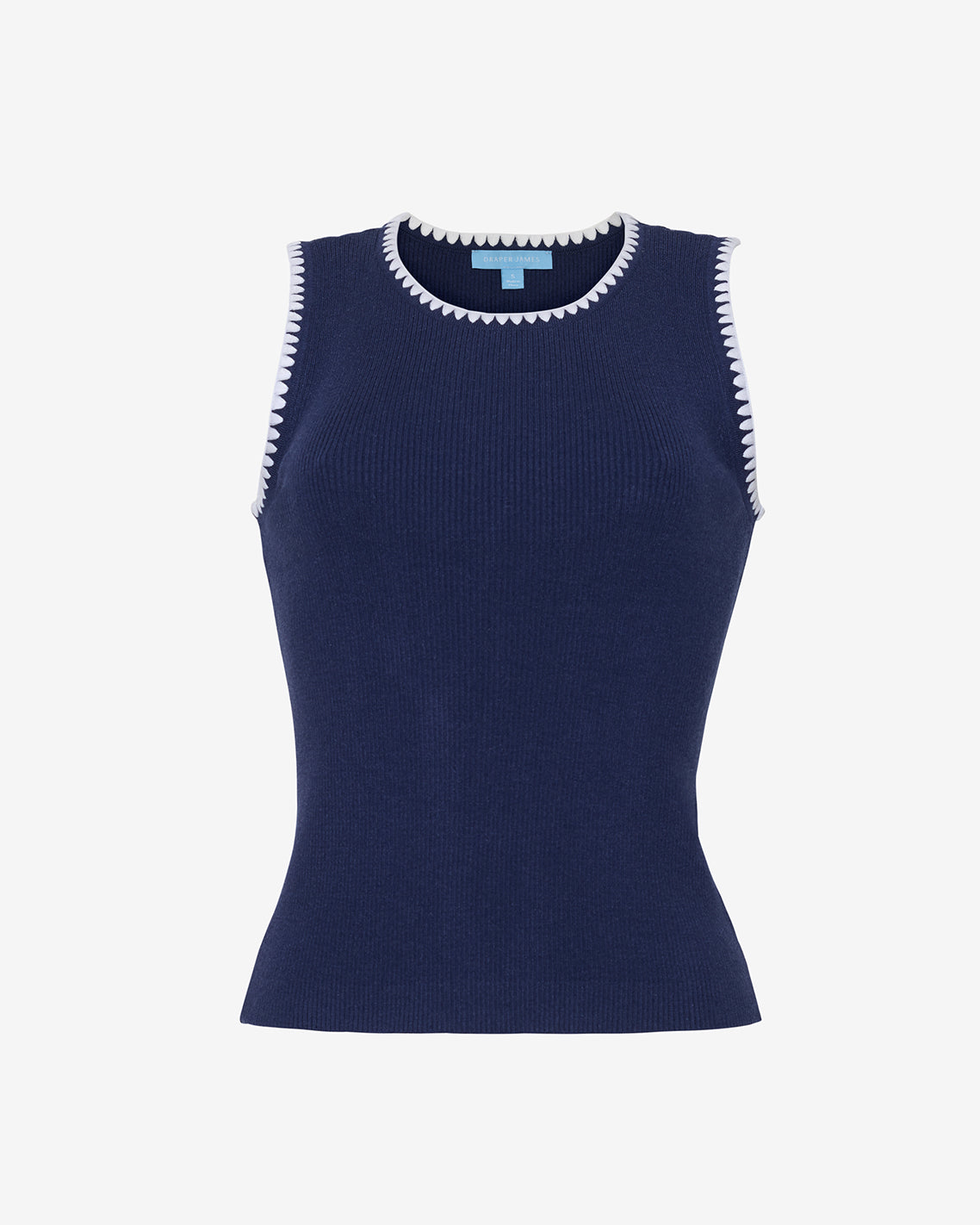 Sweater Tank | Women's Sleeveless Knit Tops Nassau Navy - Draper James