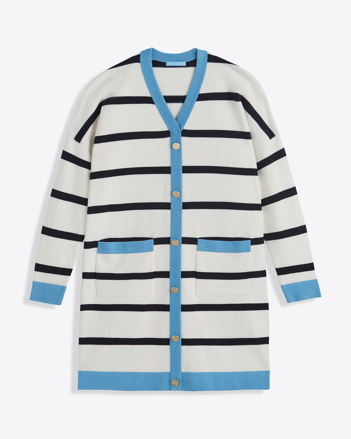 Cassadee Cardigan Sweater Dress Magnolia White - Draper James