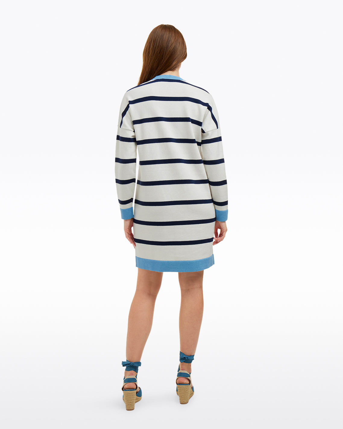 Cassadee Cardigan Sweater Dress Magnolia White - Draper James