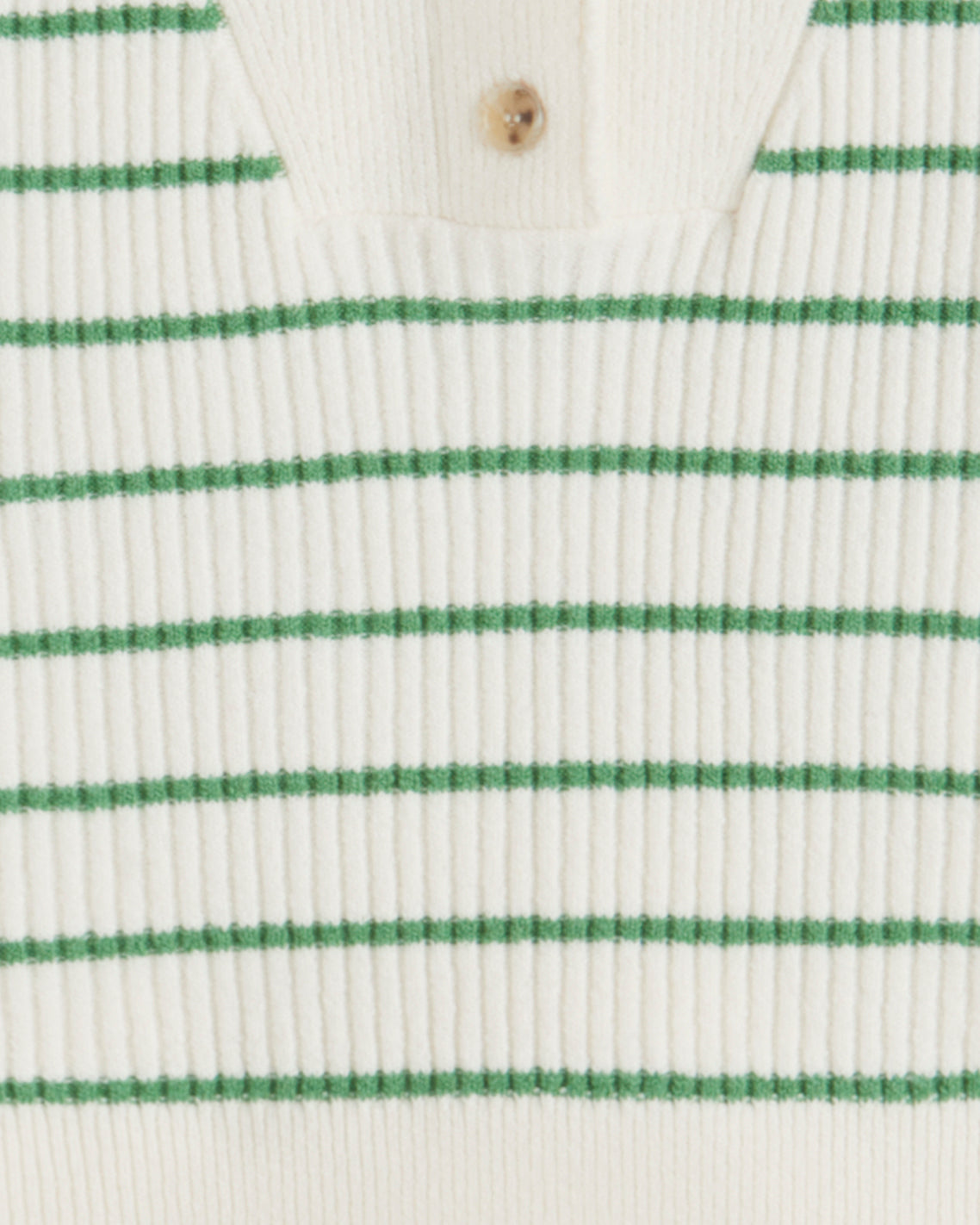 Striped Button Front Sweater Magnolia White Multi - Draper James