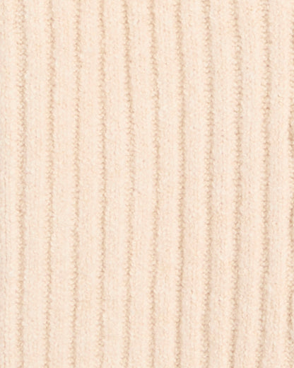 Quarter Zip Cableknit Sweater Cream - Draper James