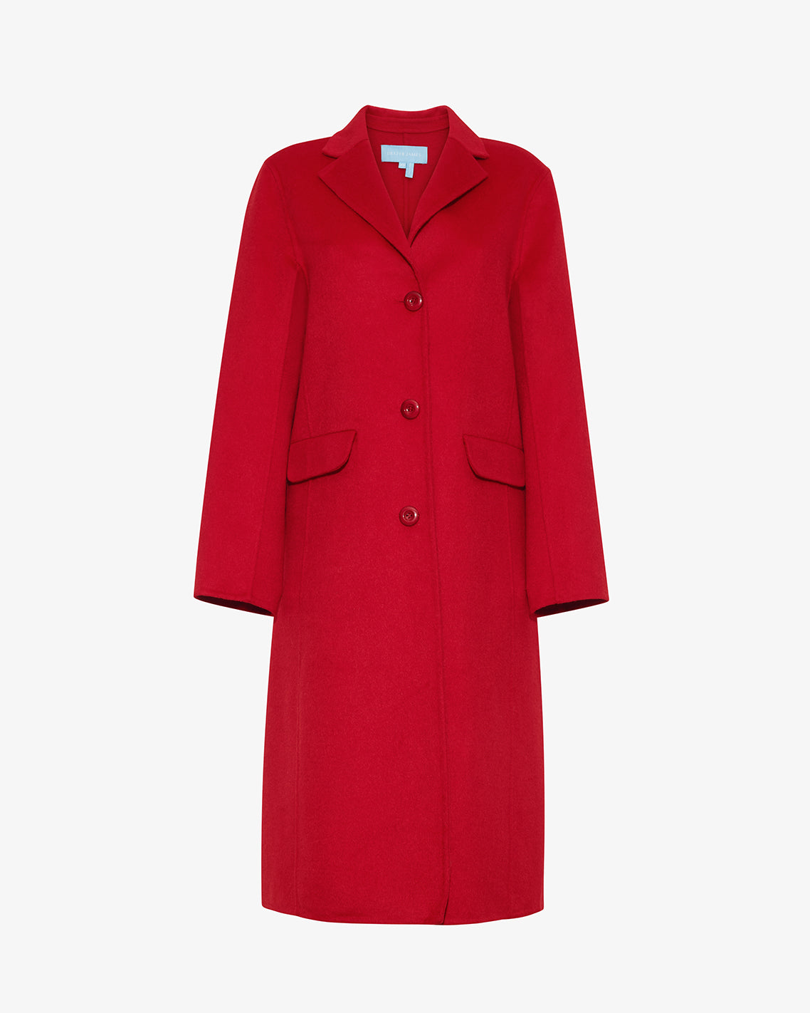 Woods Coat in Red Red - Draper James