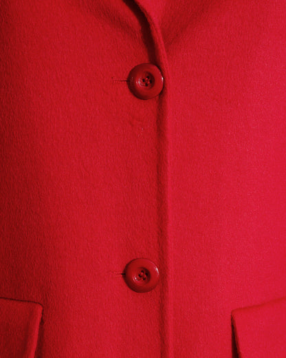 Woods Coat in Red Red - Draper James