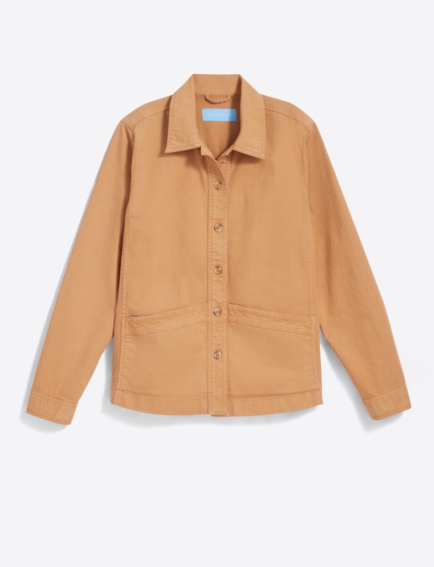 Utility Jacket in Cotton Twill Camel - Draper James