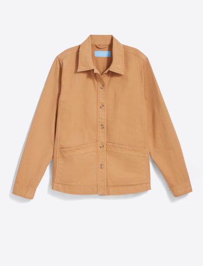 Utility Jacket in Cotton Twill Camel - Draper James