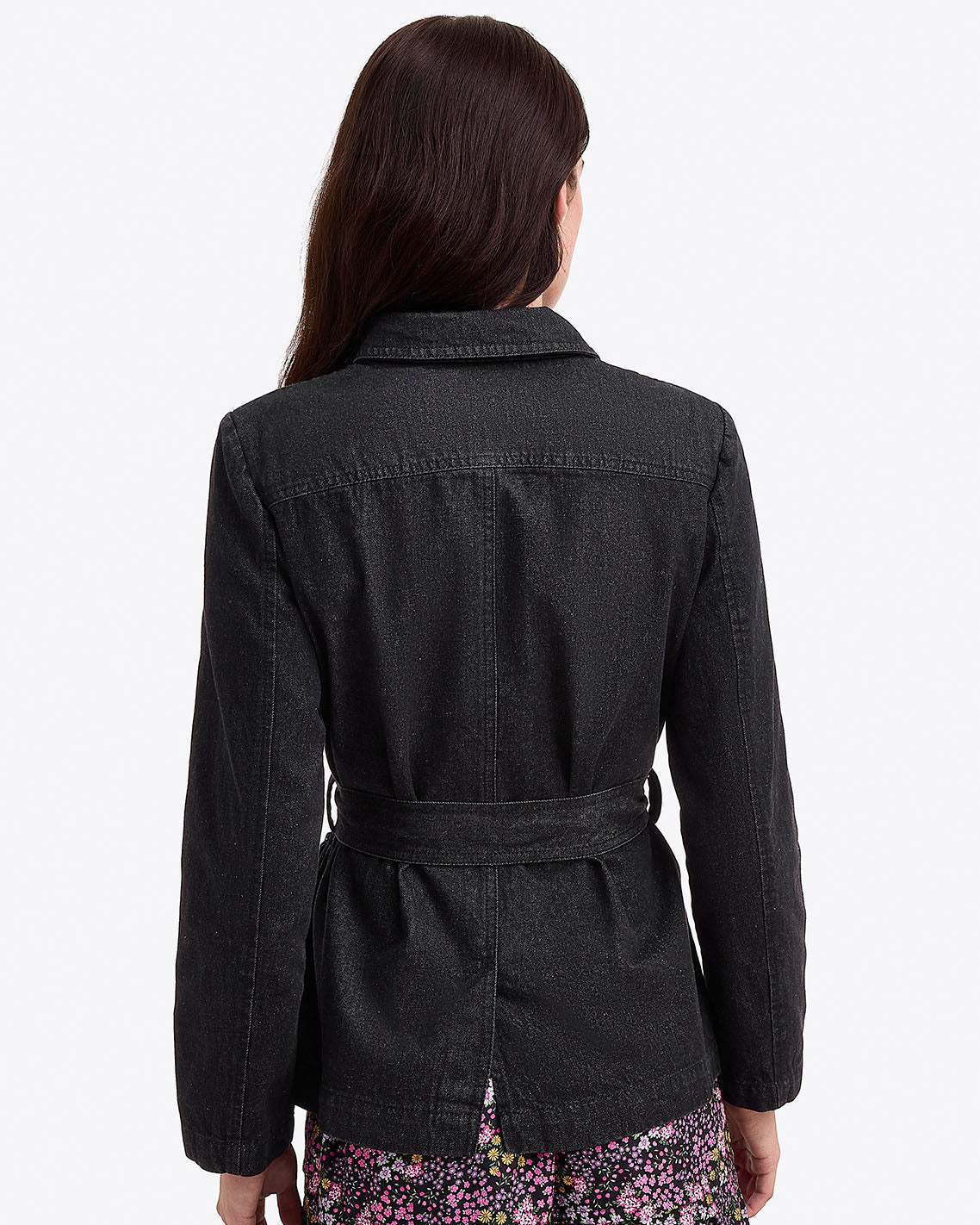 Denim Field Jacket Belle Meade Black - Draper James