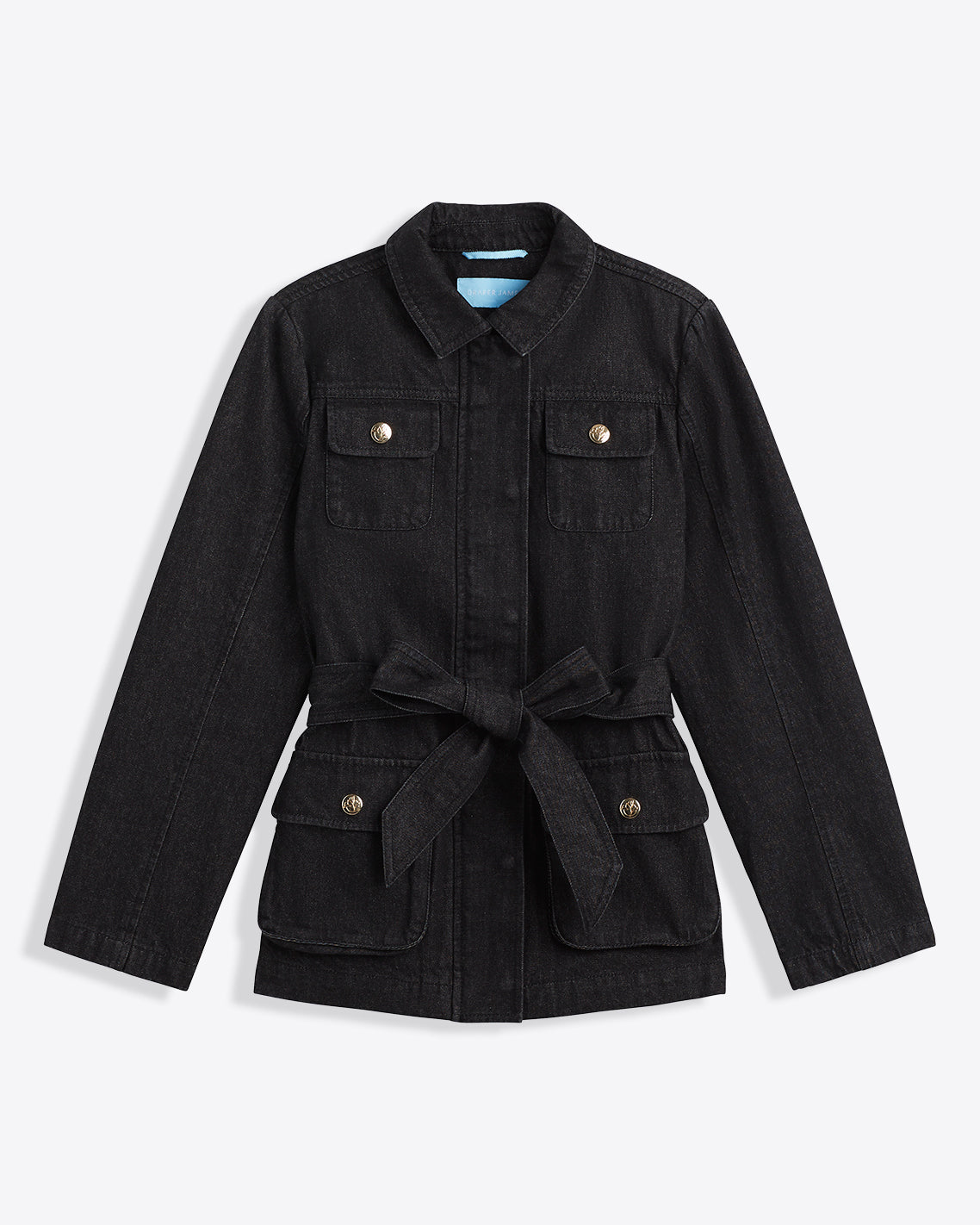 Denim Field Jacket Belle Meade Black - Draper James
