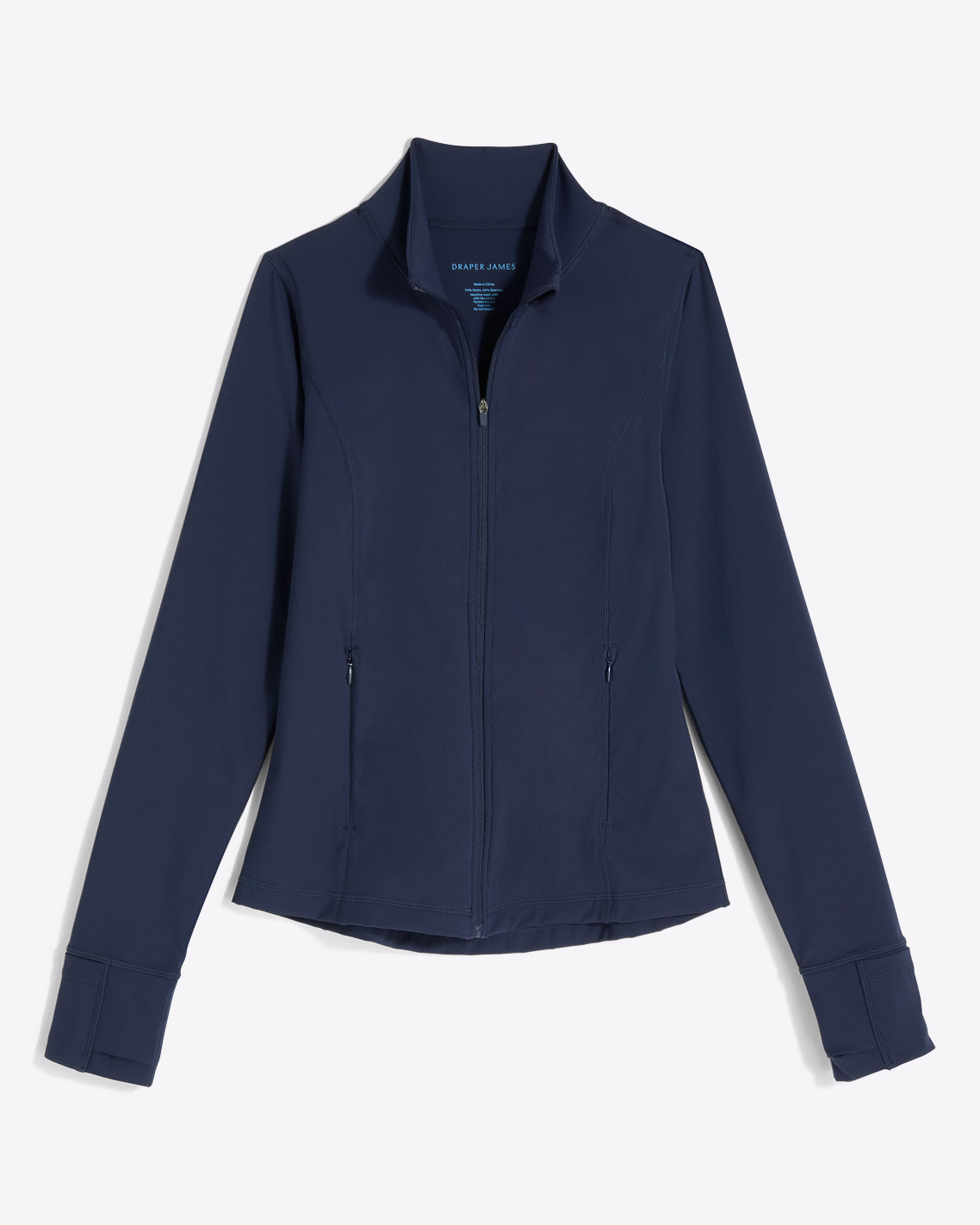 Warm Up Jacket in Navy Nassau Navy - Draper James