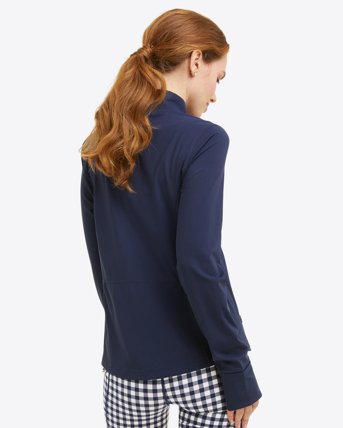 Warm Up Jacket in Navy Nassau Navy - Draper James
