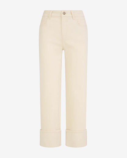 Cuffed Bottom Pant Natural - Draper James