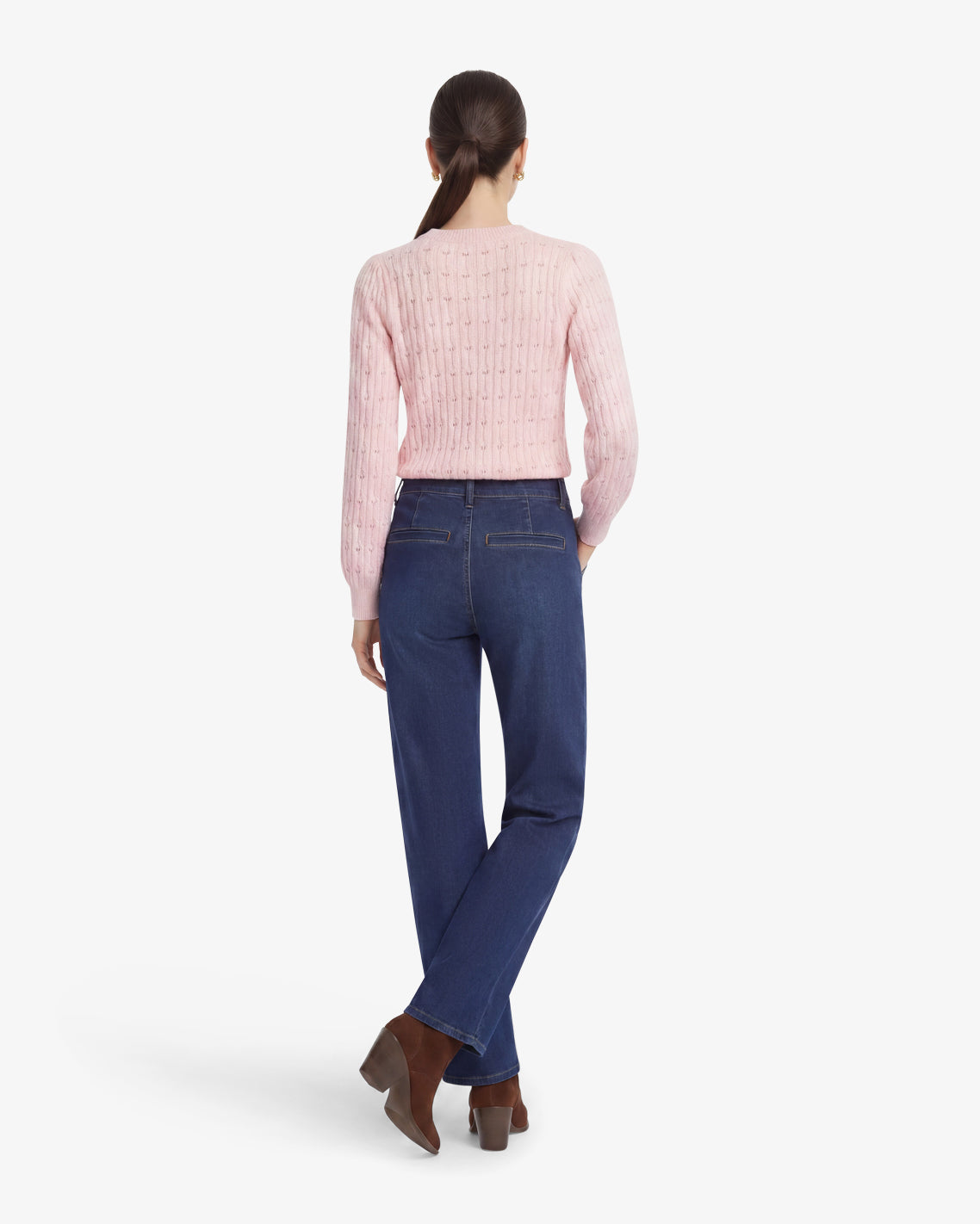 Wide Leg Denim in Dark Wash Dark Wash - Draper James