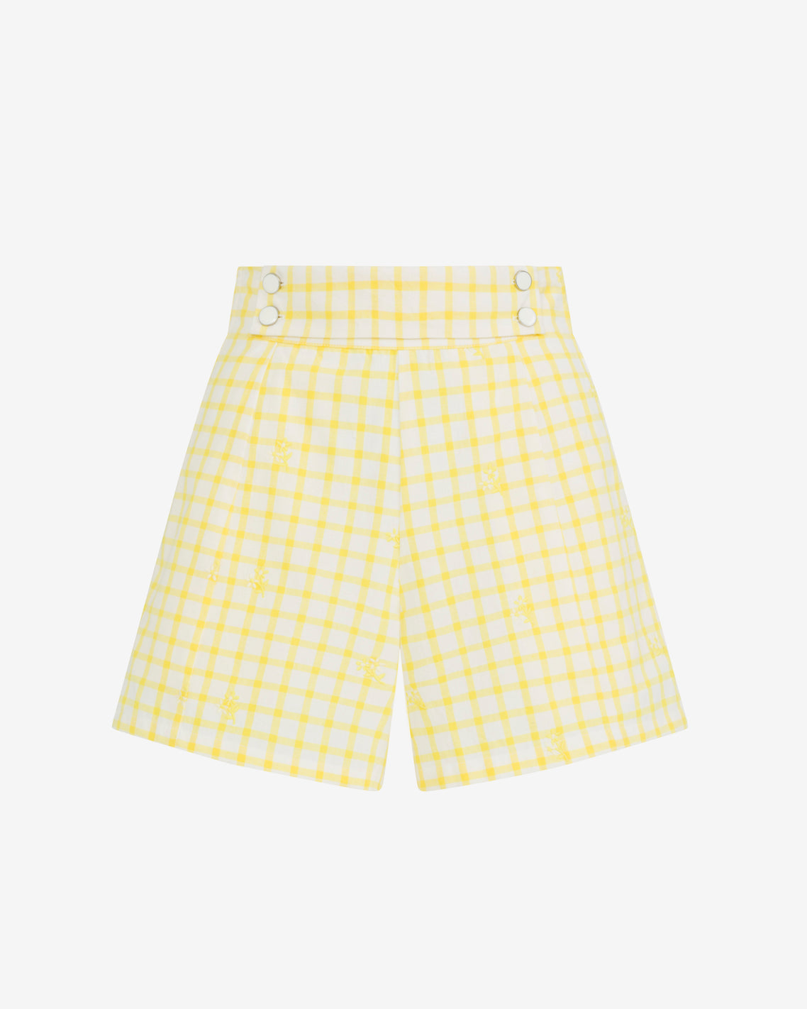 Grid Print Short Yellow - Draper James