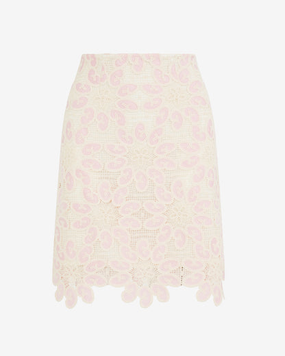 Fauxchet Skirt Pink Multi - Draper James