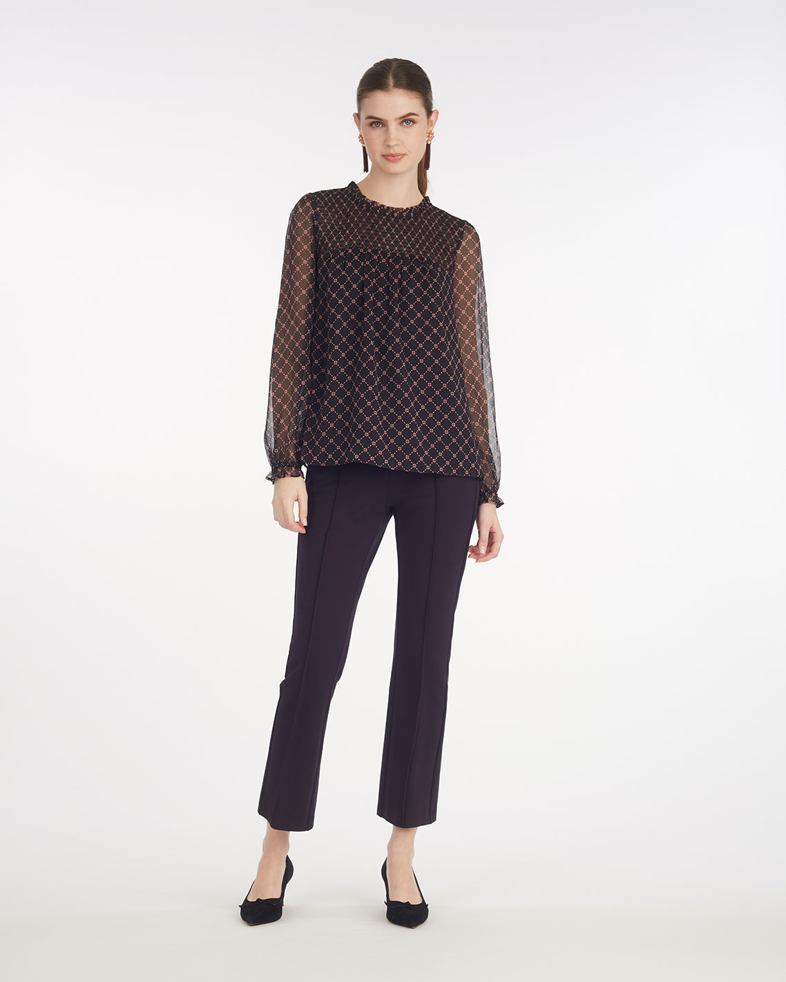 Knit Pants in Ponte – Classic Fit Black - Draper James