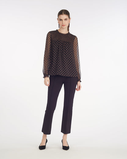 Knit Pants in Ponte – Classic Fit Black - Draper James