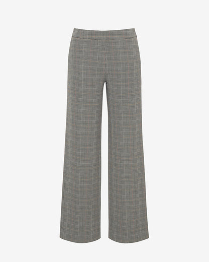 Wide Leg Glen Check Pant Glen Plaid - Draper James