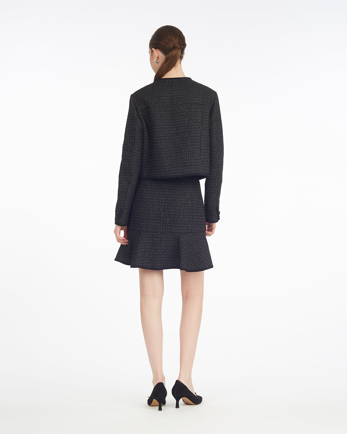 Mini Flounce Skirt | Women's Mini Skirts by Draper James Black - Draper James