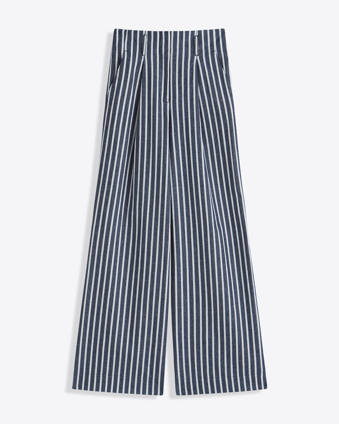 Wide Leg Pants | Women's Trousers by Draper James Railroad Stripe - Draper James
