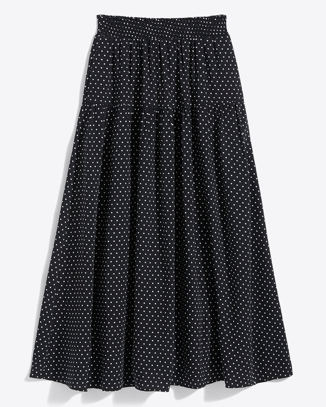Midi Skirt in Polka Dot Black Polka Dot - Draper James