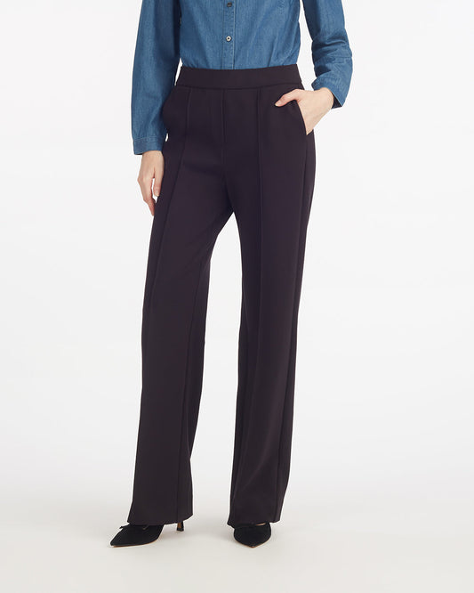 Flare Pants in Ponte – Classic Black Black - Draper James