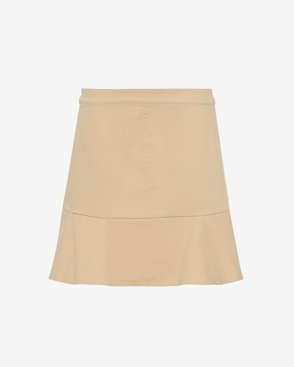 Peplum Mini Skirt in Croissant Croissant - Draper James