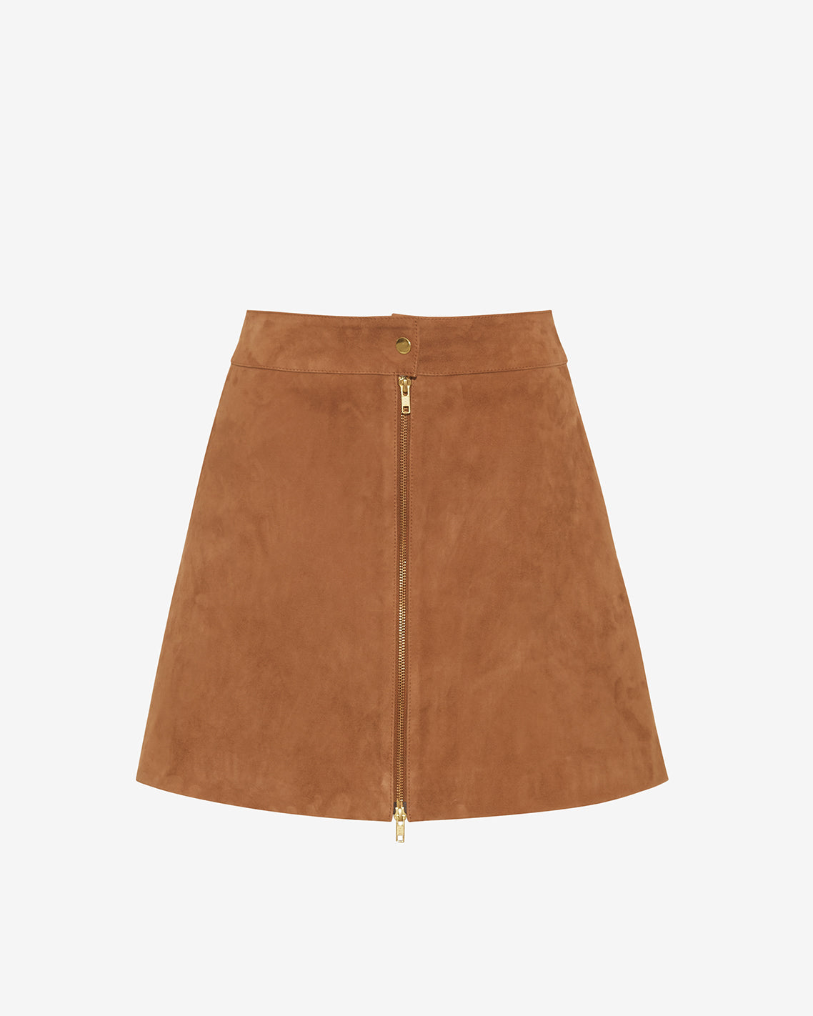 Suede Mini Skirt | Women's Skirts by Draper James Brown - Draper James