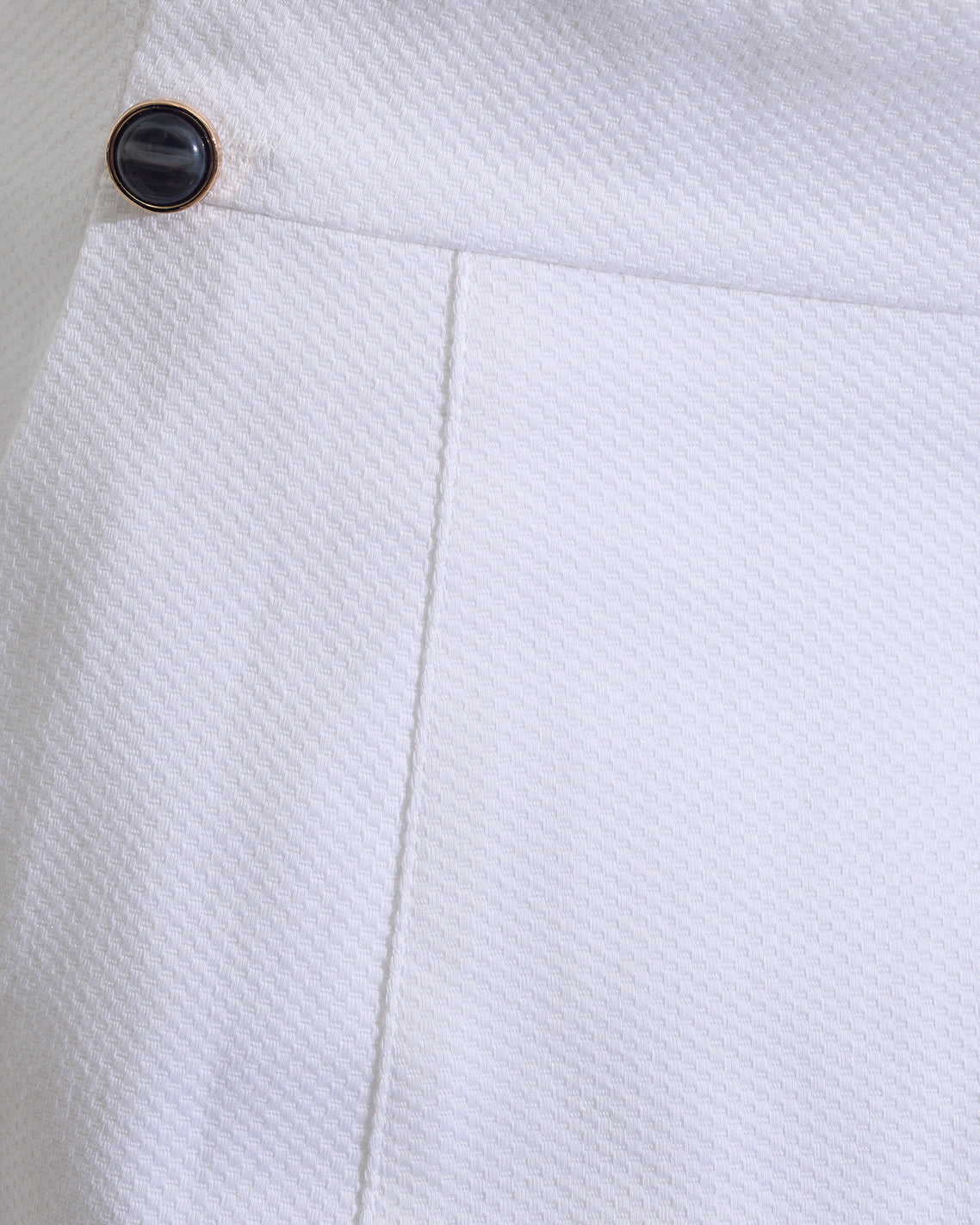 Tailored Shorts in Pique Magnolia White - Draper James