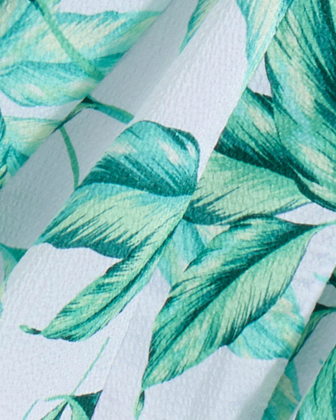 Midi Skirt in Hammered Satin Tropical Leaf - Draper James