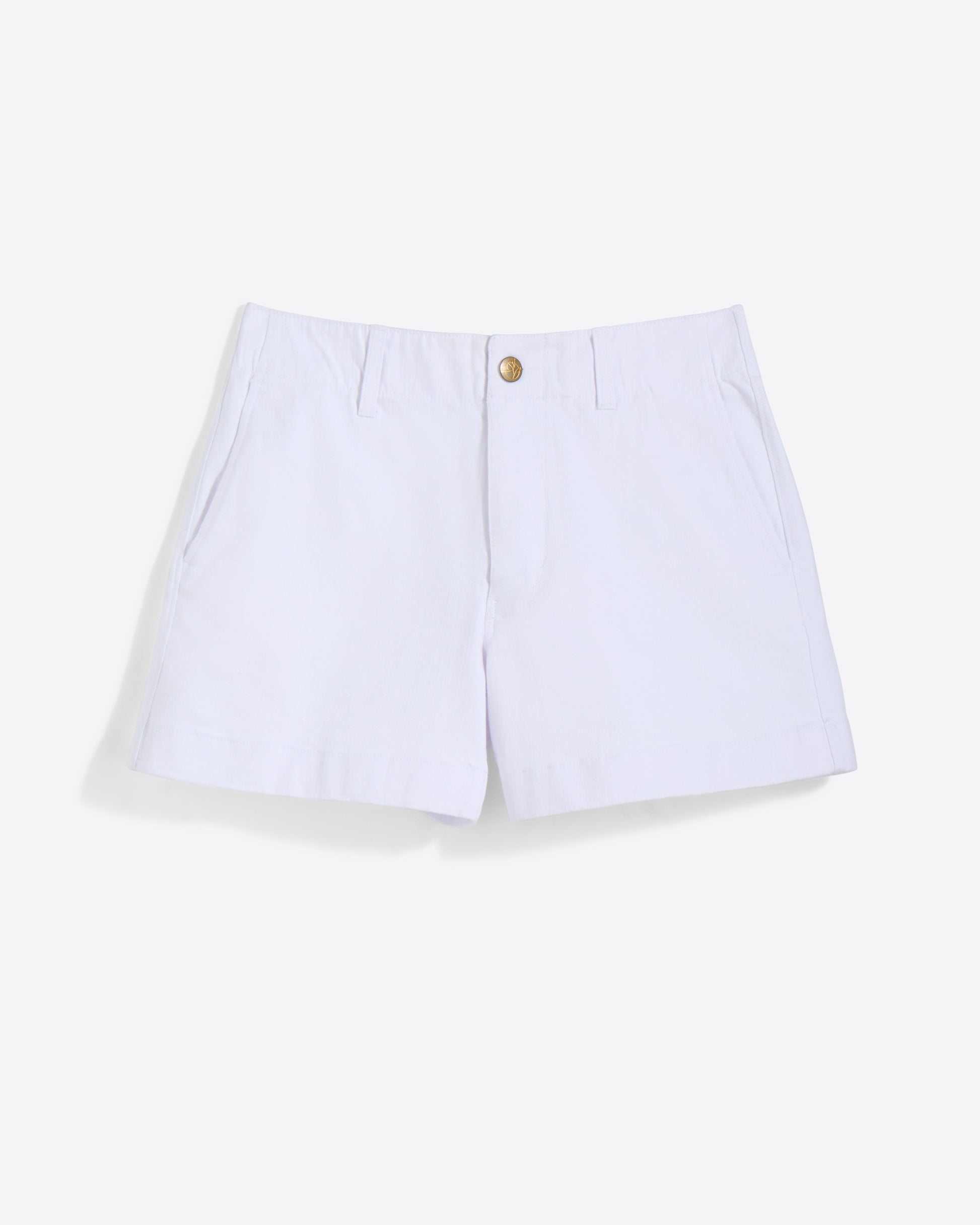 Tailored Shorts in Stretch Denim | Shorts Magnolia White - Draper James