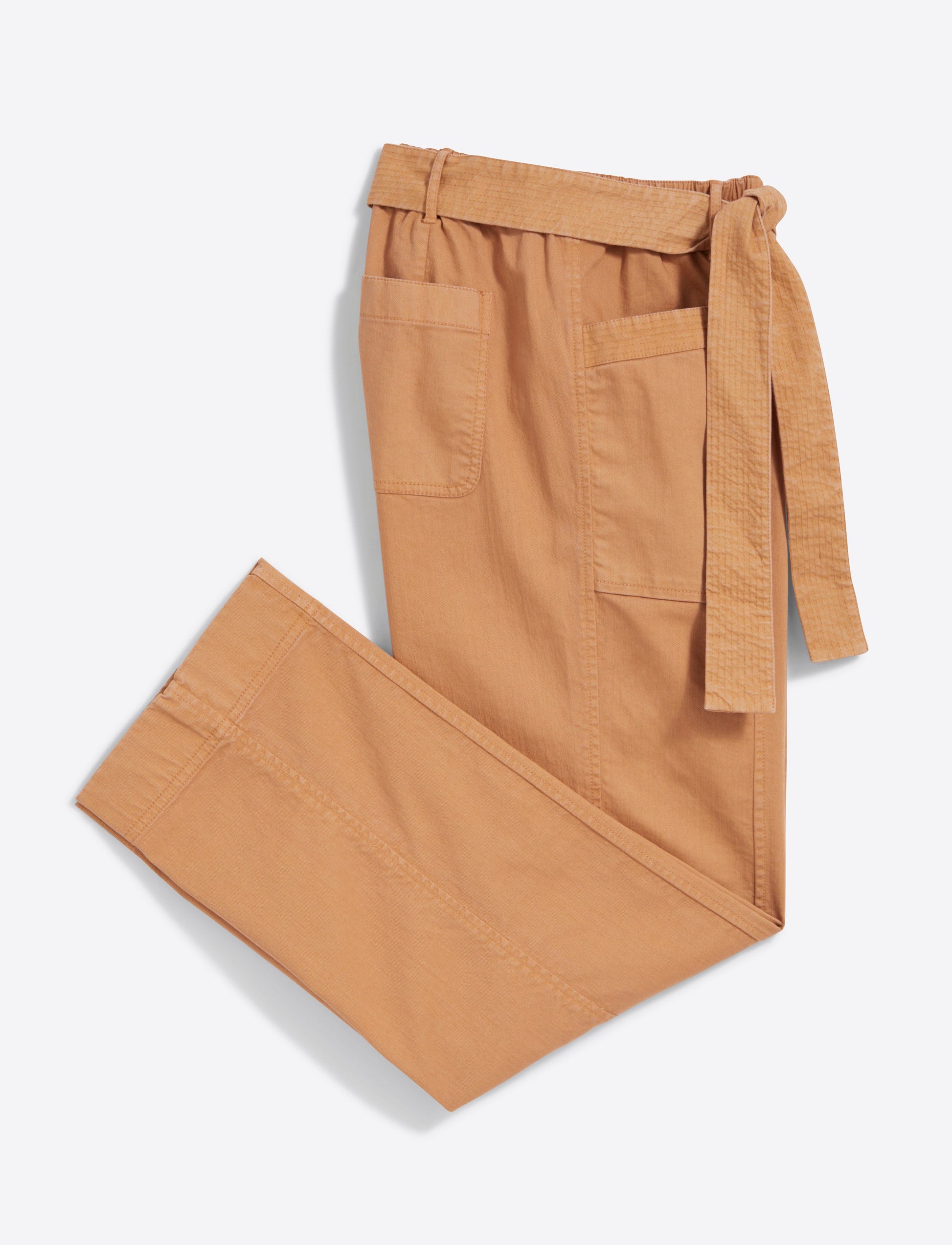 Utility Pant in Cotton Twill Camel - Draper James