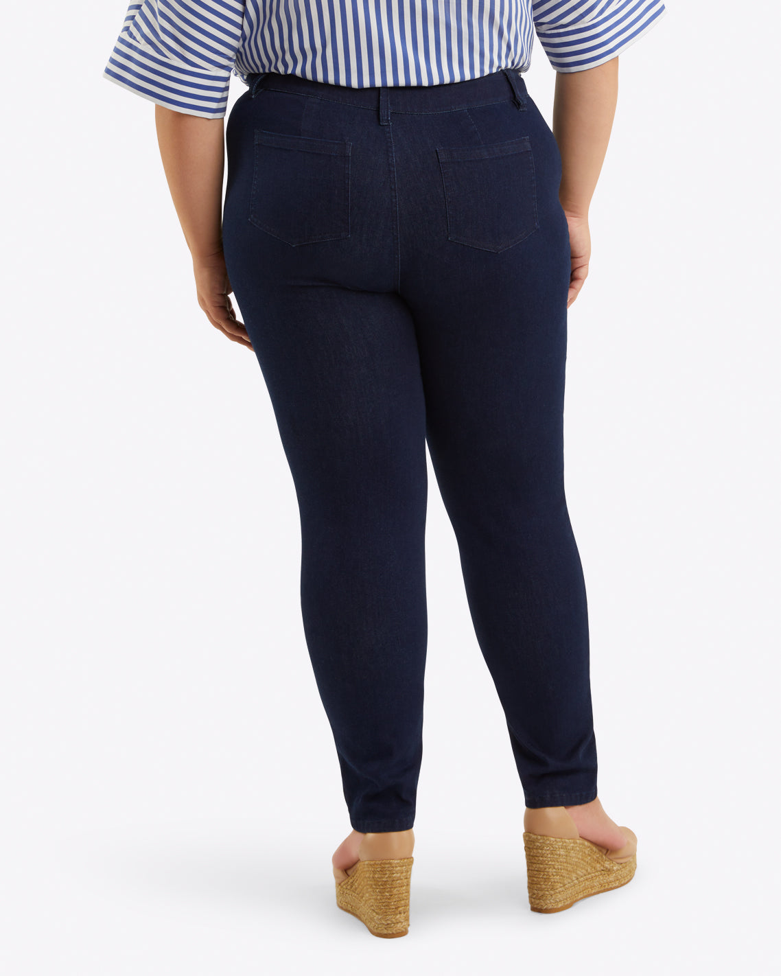 Mid-Rise Slim Jeans in Dark Wash Dark Wash - Draper James