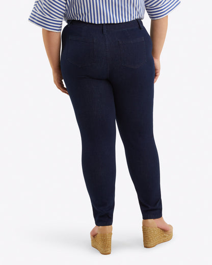 Mid-Rise Slim Jeans in Dark Wash Dark Wash - Draper James