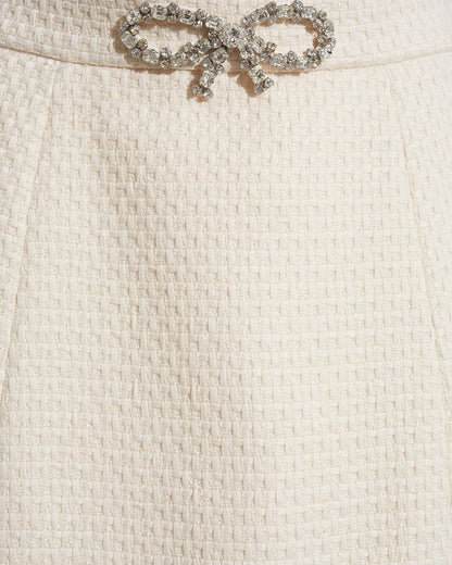 Mini Skirt in Vanilla Vanilla - Draper James