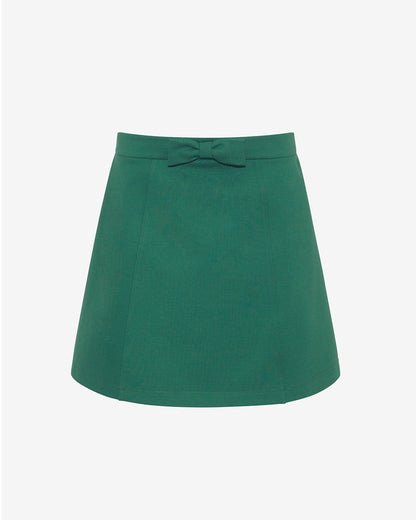 Mini Skirt in Evergreen Ponte Evergreen Ponte - Draper James
