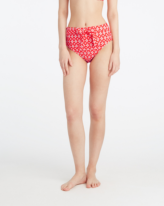 Red Geo Swim Bottoms | Women's Swimwear Red Geo - Draper James