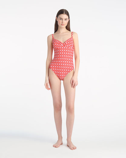 Red Geo One Piece Red Geo - Draper James