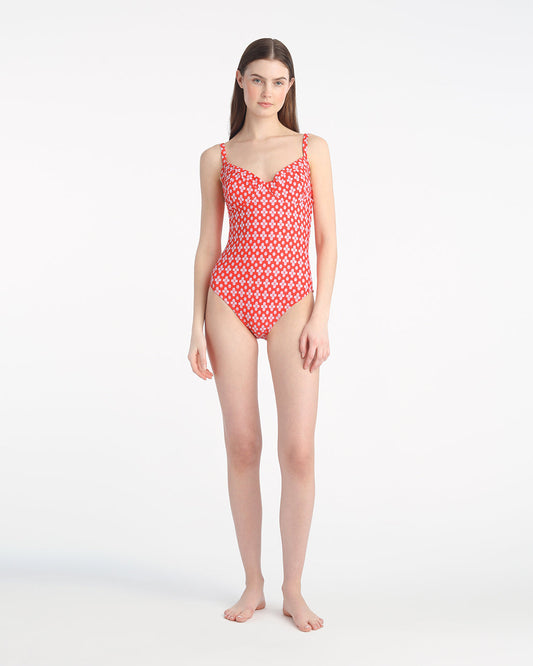 Red Geo One Piece Red Geo - Draper James