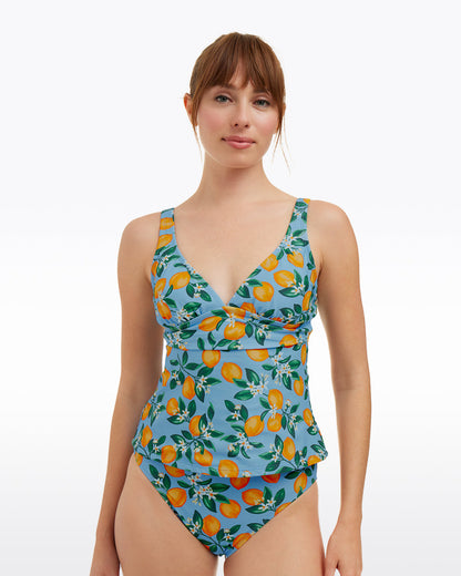 Lemon Blossom Triangle Tankini Lemon Blossom - Draper James