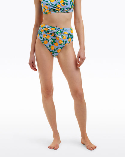 Lemon Blossom High Waist Bottom with Belt Lemon Blossom - Draper James